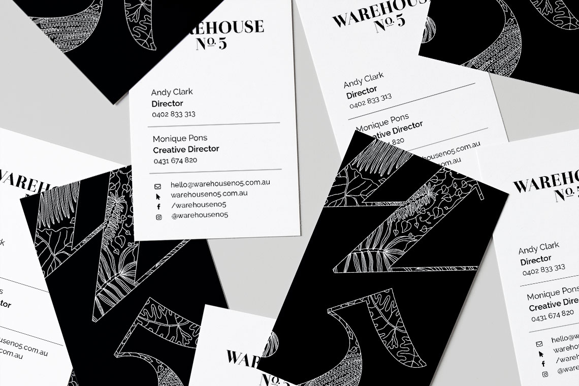 Warehouse No.5 business cards