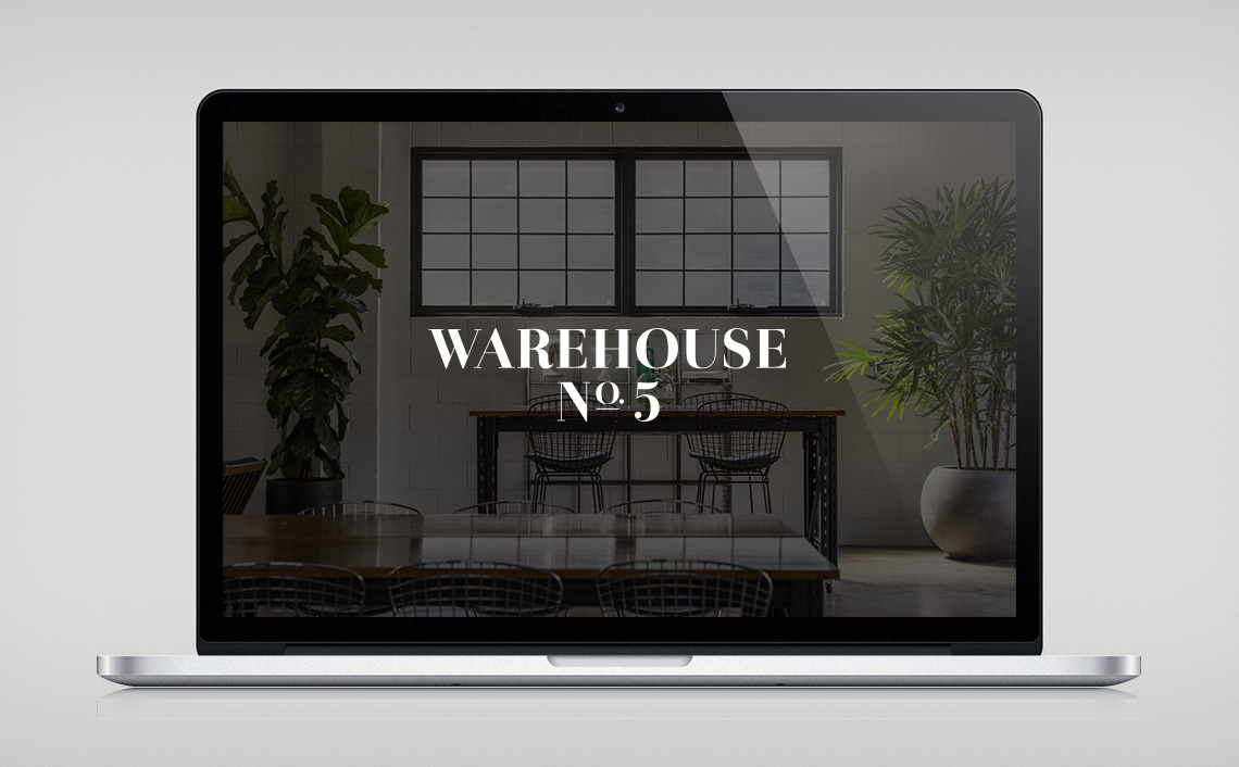 Warehouse No.5 website design